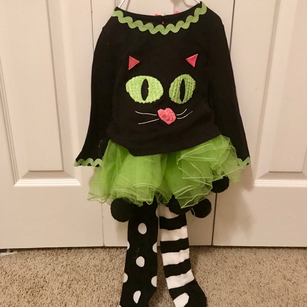 Mud Pie cat tutu set